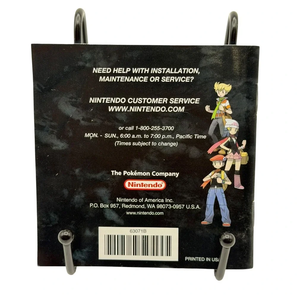 Pokemon Diamond Nintendo DS Manual Only No Game No Case Included Authentic USA